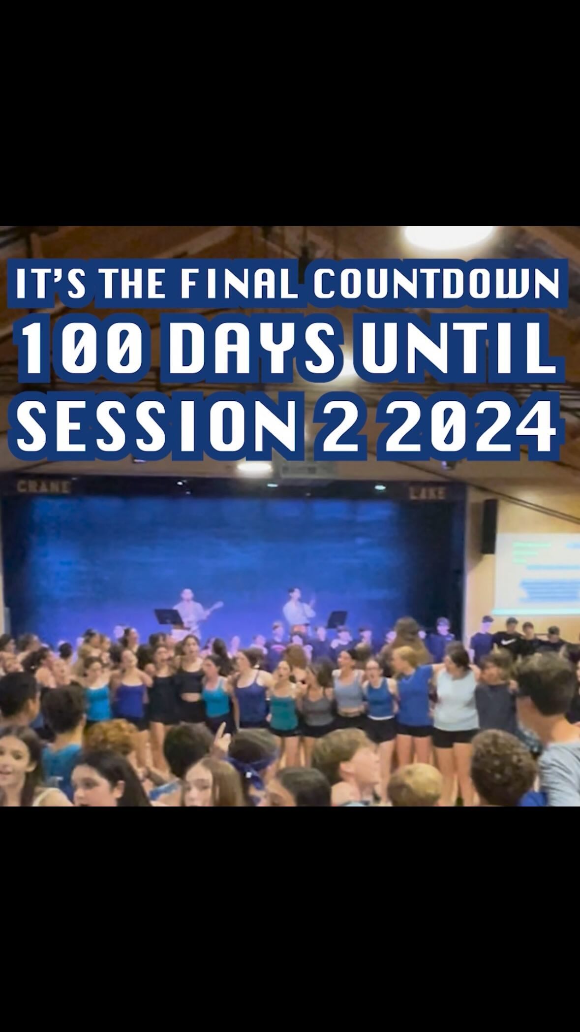IT’S THE FINAL COUNTDOWN!
100 days until Second Session 2024 💙🤍

🎥 @lmarendaz 
✍️ @sarahnstein