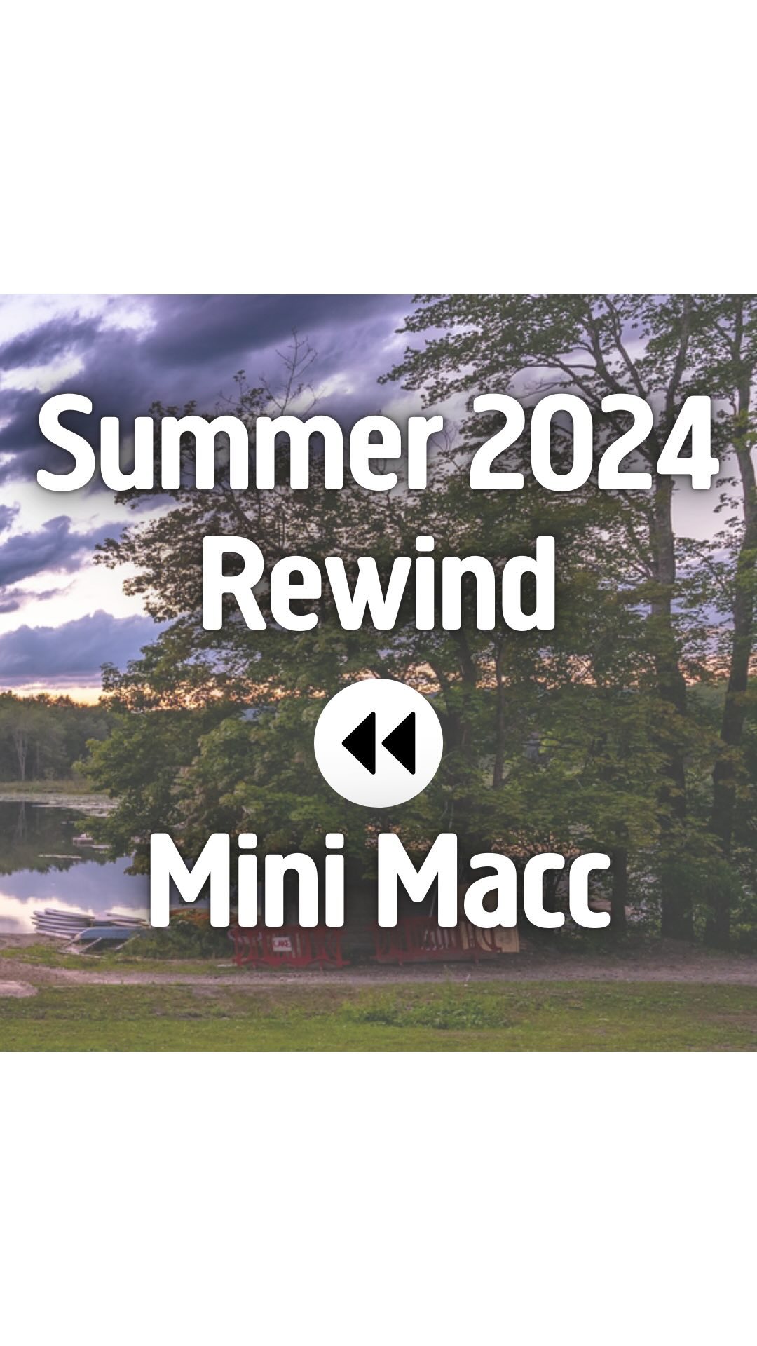 Summer 2024 Rewind! ⏪ Join us for 24 days of looking back on all the fun from the most amazing summer ever!

Day 10: Mini Maccabia

🎥 @gi_benz