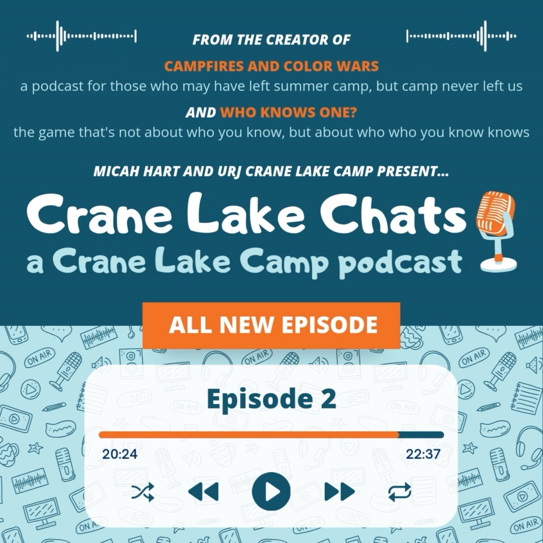 It's the moment you've all been waiting for... Episode 2 of Crane Lake Chats (a CLC podcast)!!! 🎙

Shabbat Shalom, CLC!

Visit cranelakecamp.org/podcast to listen 🎧